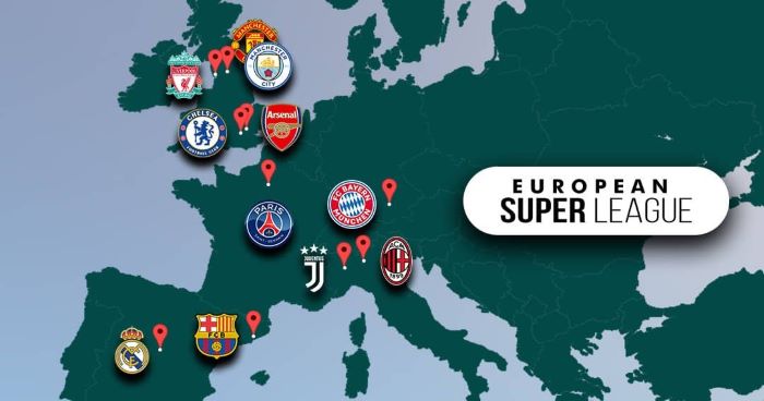 New European Super League with a กองทุนรางวัลประจําปีของ PH0 .7B.